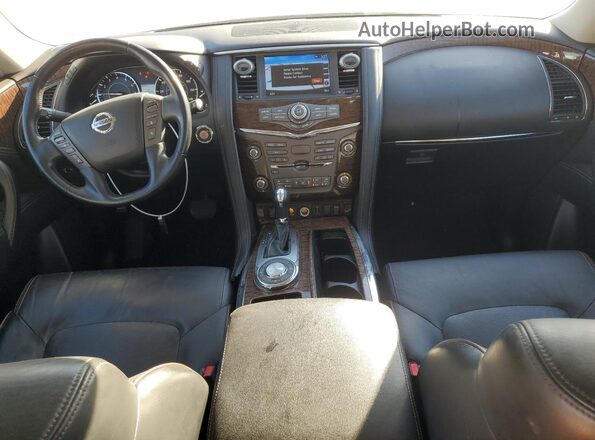 JN8AY2ND3KX011027 2019 NISSAN ARMADA Серебряный Вид панели приборов