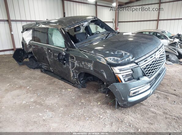 JN8AY3BA3S9001702 2025 NISSAN ARMADA Зеленый Передняя правая четверть