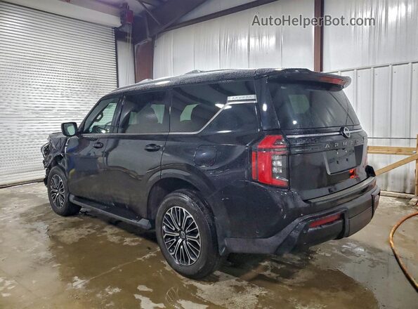 JN8AY3EB8S9100522 2025 NISSAN ARMADA Черный Задняя левая четверть