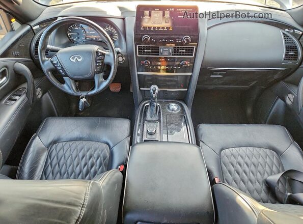 JN8AZ2AC8N9485090 2022 INFINITI QX80 Gray Вид панелі приладів