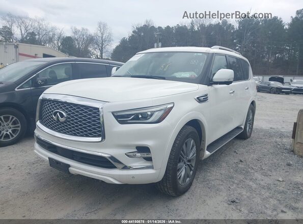 JN8AZ2AE0R9327687 2024 INFINITI QX80 Белый Передняя левая четверть