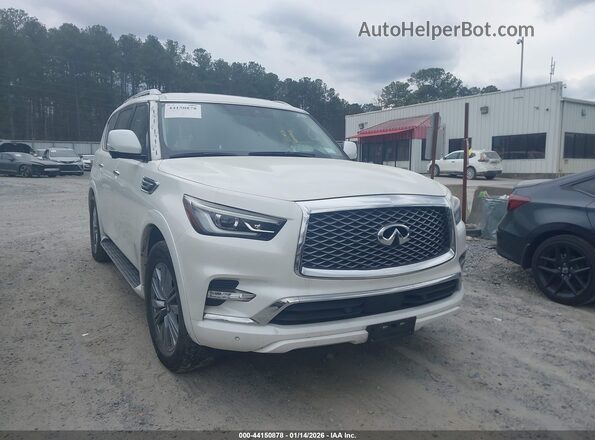 JN8AZ2AE0R9327687 2024 INFINITI QX80 Белый Передняя правая четверть