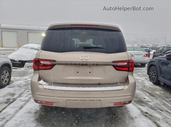JN8AZ2AE1P9303699 2023 INFINITI QX80 Желто-коричневый Вид сзади