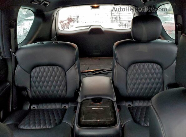 JN8AZ2AE1P9303699 2023 INFINITI QX80 Желто-коричневый Вид задних сидений