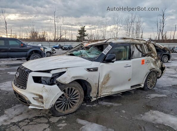 JN8AZ2AE2P9307048 2023 INFINITI QX80 White Przód lewy