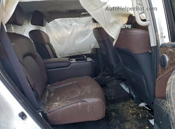 JN8AZ2AE2P9307048 2023 INFINITI QX80 White Widok wnętrza z tyłu