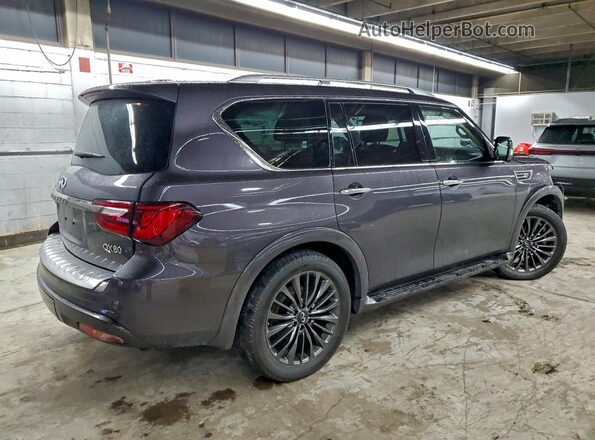 JN8AZ2AE3P9306507 2023 INFINITI QX80 Серый Задняя правая четверть