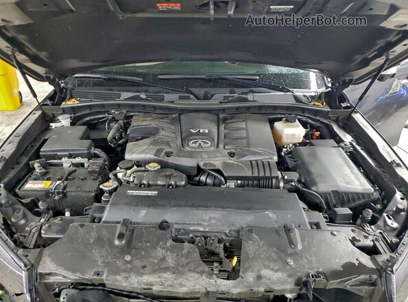 JN8AZ2AE3P9306507 2023 INFINITI QX80 Серый Вид подкапотного пространства