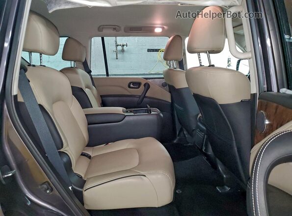 JN8AZ2AE3P9306507 2023 INFINITI QX80 Серый Вид задней части салона