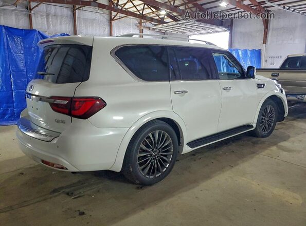 JN8AZ2AE7P9306381 2023 INFINITI QX80 White უკანა მარჯვენა
