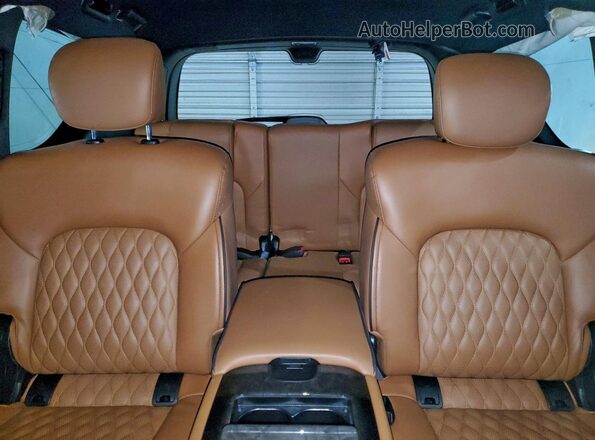 JN8AZ2AE7P9306381 2023 INFINITI QX80 White უკანა სავარძლების ხედი