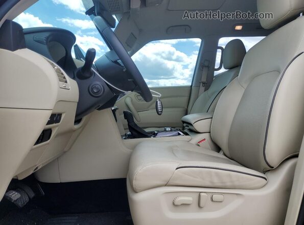JN8AZ2AE8N9292777 2022 INFINITI QX80 Темно-бордовый Вид салона спереди