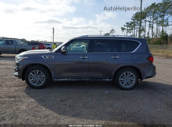 JN8AZ2AF6R9765297 2024 INFINITI QX80 Gray 360 interior view