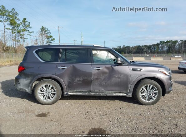 JN8AZ2AF6R9765297 2024 INFINITI QX80 Gray Rear interior view