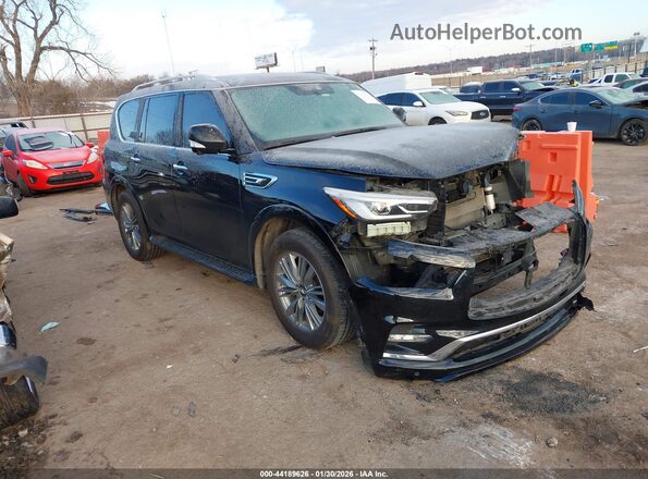 JN8AZ2AF7N9742864 2022 INFINITI QX80 Черный Передняя правая четверть