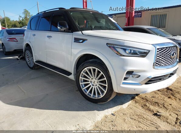 JN8AZ2AF9N9740193 2022 INFINITI QX80 Белый Передняя правая четверть