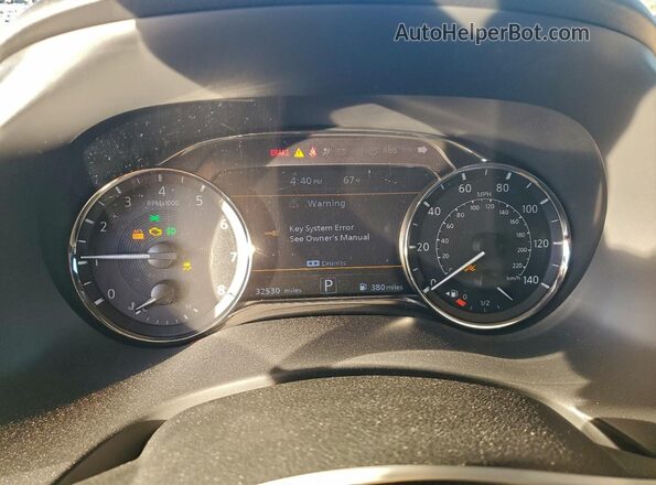 JN8AZ2BF4P9756917 2023 INFINITI QX80 White Widok zestawu wskaźników