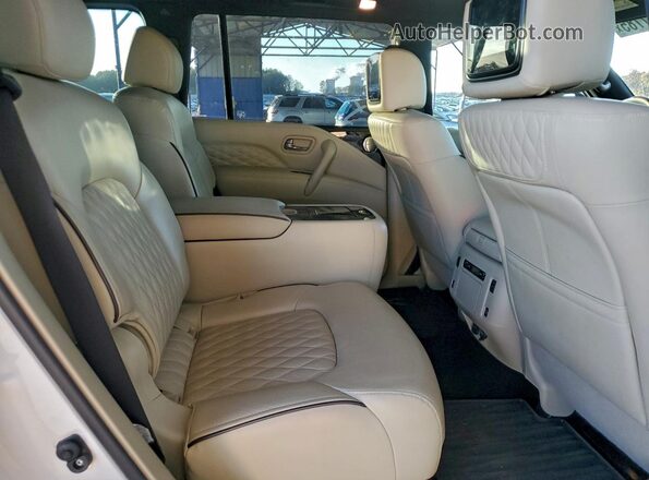 JN8AZ2BF4P9756917 2023 INFINITI QX80 White Widok tylnych siedzeń