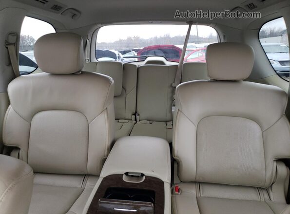 JN8AZ2NE5H9157951 2017 INFINITI QX80 Белый Вид задних сидений