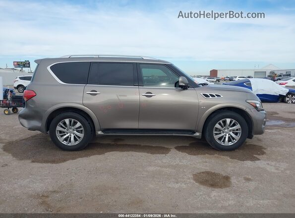 JN8AZ2NF3H9641691 2017 INFINITI QX80 Серый Вид задней части салона