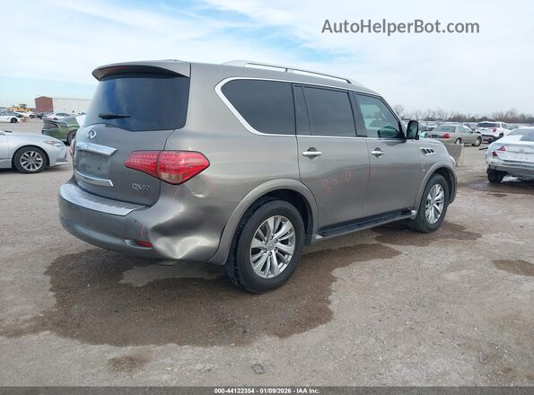 JN8AZ2NF3H9641691 2017 INFINITI QX80 Серый Задняя правая четверть
