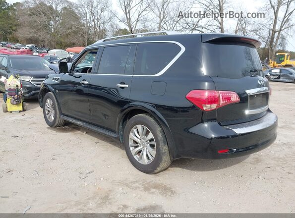 JN8AZ2NF5H9645189 2017 INFINITI QX80 Черный Задняя левая четверть