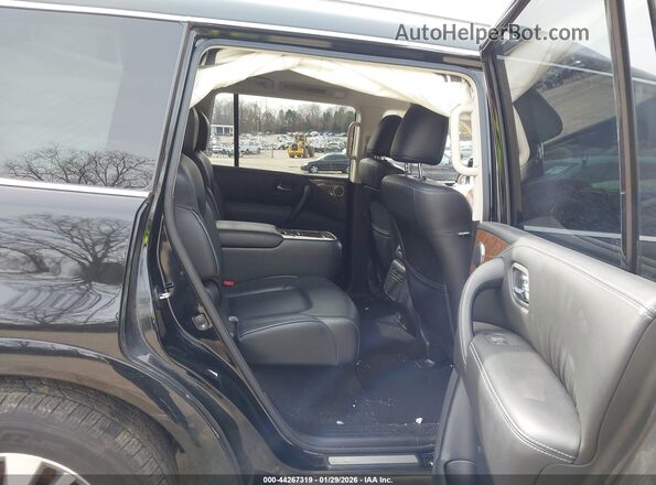 JN8AZ2NF5H9645189 2017 INFINITI QX80 Черный Вид наклейки с VIN-кодом