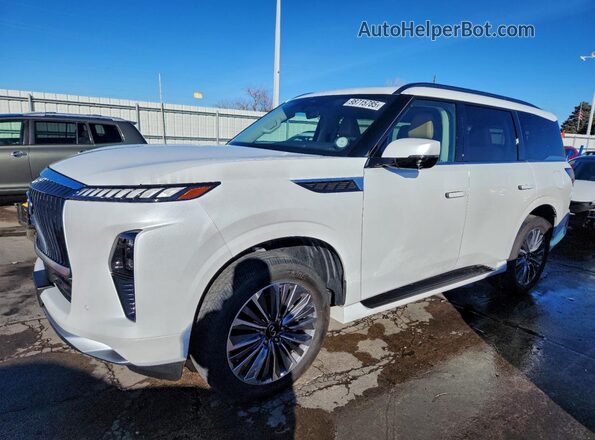 JN8AZ3BE6S9701357 2025 INFINITI QX80 White Przód lewy