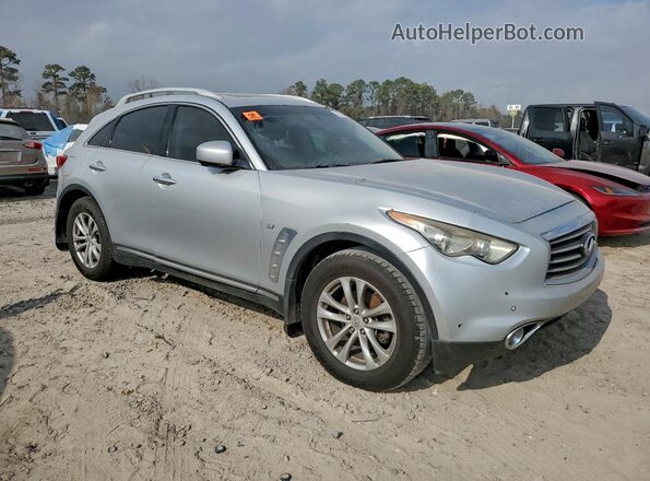 JN8CS1MU2GM130086 2016 INFINITI QX70 Серебряный Передняя правая четверть