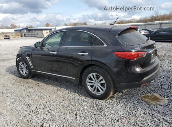 JN8CS1MU6HM140993 2017 INFINITI QX70 Фиолетовый Задняя левая четверть