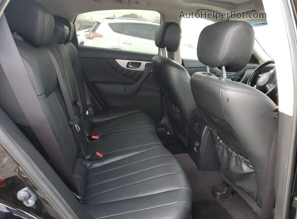 JN8CS1MU6HM140993 2017 INFINITI QX70 Фиолетовый Вид задней части салона