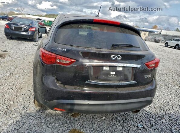 JN8CS1MU6HM140993 2017 INFINITI QX70 Фиолетовый Вид сзади