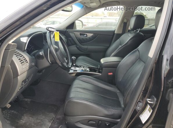 JN8CS1MU6HM140993 2017 INFINITI QX70 Фиолетовый Вид салона спереди