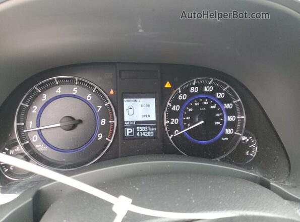 JN8CS1MU6HM140993 2017 INFINITI QX70 Фиолетовый Вид щитка приборов