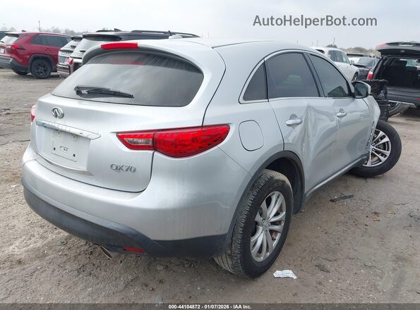 JN8CS1MU8HM142888 2017 INFINITI QX70 Серебряный Задняя правая четверть