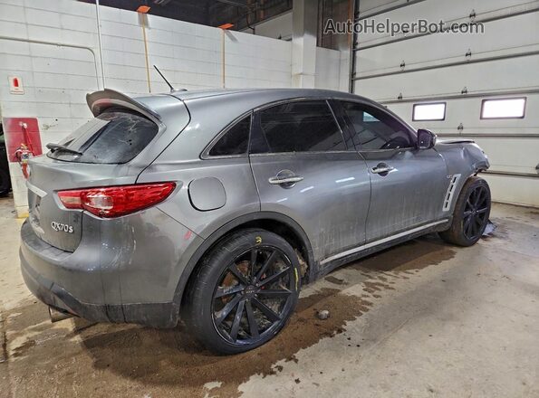 JN8CS1MW7HM414851 2017 INFINITI QX70 Gray Задня права чверть