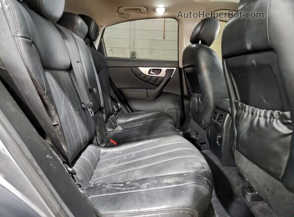 JN8CS1MW7HM414851 2017 INFINITI QX70 Gray Вид задньої частини салону