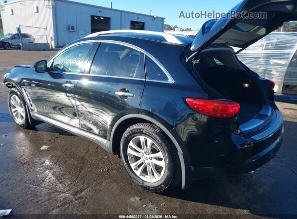 JN8CS1MW7HM416163 2017 INFINITI QX70 Черный Задняя левая четверть