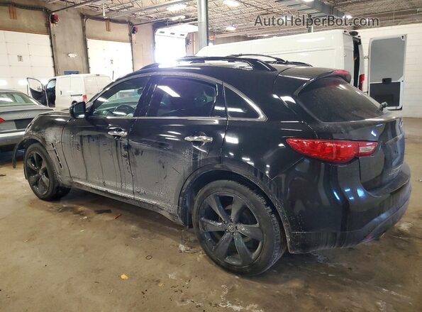 JN8CS1MW8GM751687 2016 INFINITI QX70 Черный Задняя левая четверть
