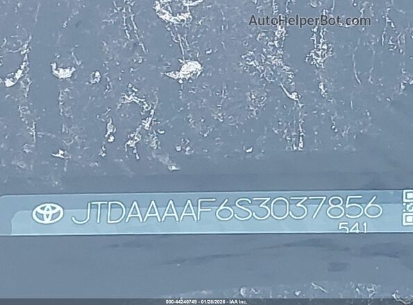 JTDAAAAF6S3037856 2025 TOYOTA CROWN Blue Вид підкапотного простору