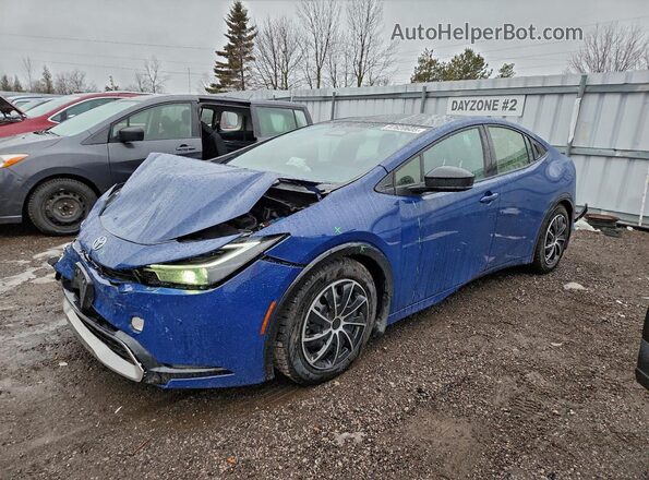 JTDACACU2R3011934 2024 TOYOTA PRIUS Синий Передняя левая четверть