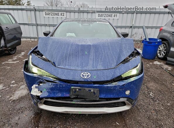 JTDACACU2R3011934 2024 TOYOTA PRIUS Синий Вид спереди