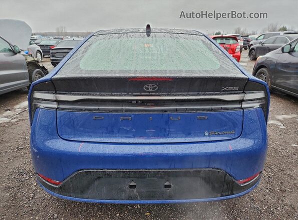 JTDACACU2R3011934 2024 TOYOTA PRIUS Синий Вид сзади