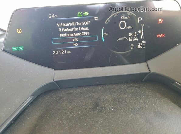JTDACACU3P3005654 2023 TOYOTA PRIUS White Սարքավորումների վահանակի տեսք