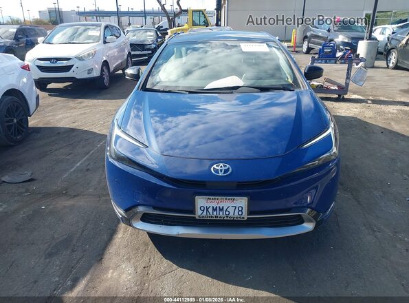 JTDACACU4R3015953 2024 TOYOTA PRIUS PRIME Blue უკანა სალონის ხედი