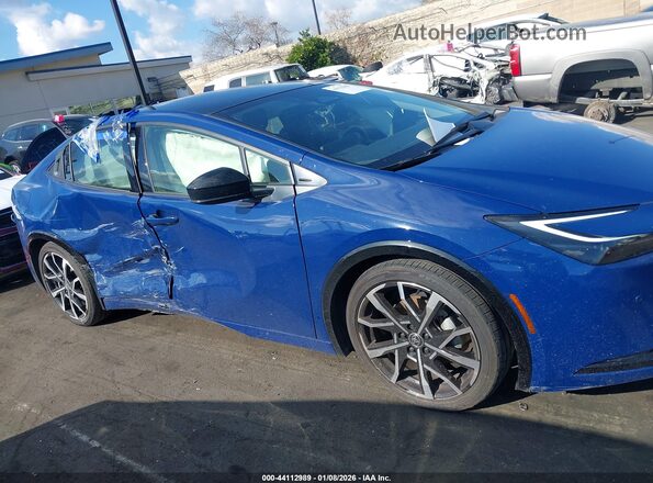 JTDACACU4R3015953 2024 TOYOTA PRIUS PRIME Blue სალონის 360-გრადუსიანი ხედი