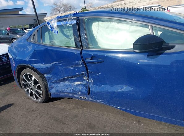 JTDACACU4R3015953 2024 TOYOTA PRIUS PRIME Blue ხელსაწყოთა პანელის ხედი