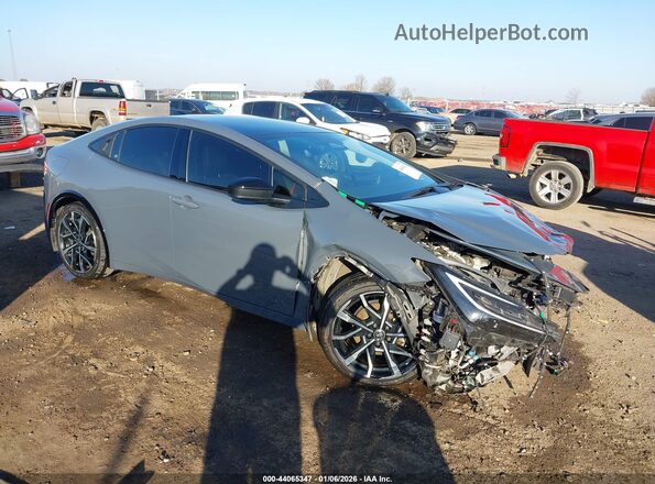 JTDACACU5R3031126 2024 TOYOTA PRIUS PRIME Gray Przód prawy