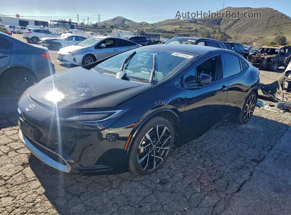 JTDACACUXR3025693 2024 TOYOTA PRIUS Black Front left
