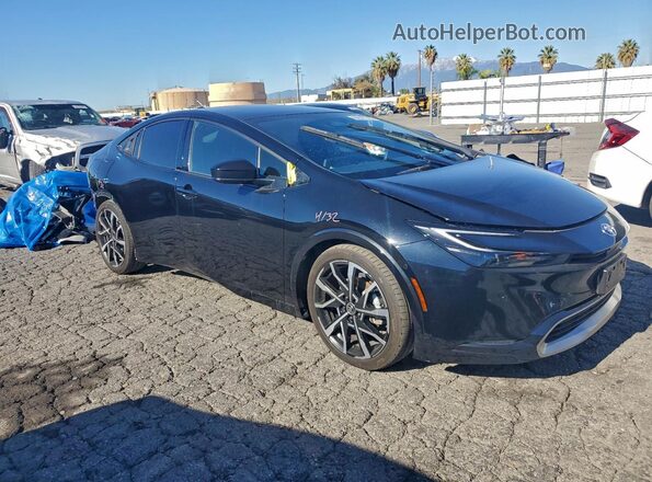 JTDACACUXR3025693 2024 TOYOTA PRIUS Black Front right